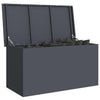 Vidaxx box portaoggetti da esterno antracite 100 x 50,5 x 50 cm in acciaio