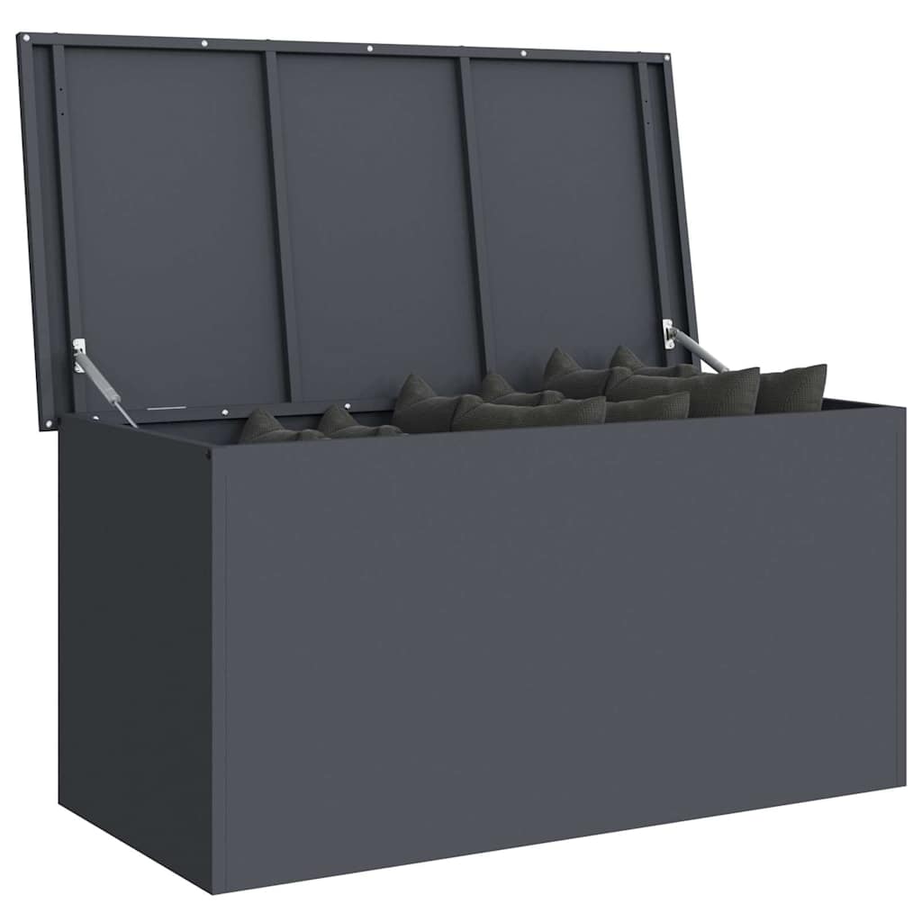 Vidaxl buitenopslagdoos antraciet 100 x 50,5 x 50 cm staal