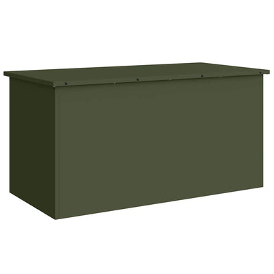 Vidaxl buitenopslagdoos olijf groen 100 x 50,5 x 50 cm staal