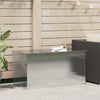 Vidaxx caja de almacenamiento para exterior plata 100 x 50,5 x 50 cm acero