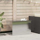 Vidaxl buitenopslagdoos zilver 80 x 50,5 x 50 cm staal