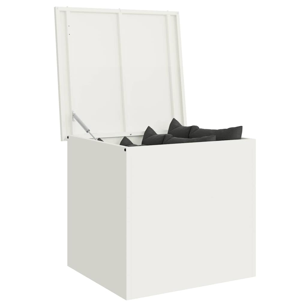 Vidaxl buitenopslagdoos wit 55 x 50,5 x 50 cm staal