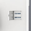 Pannello di accesso VidaXL 2 pezzi bianco 63 x 33 x 3 cm in acciaio