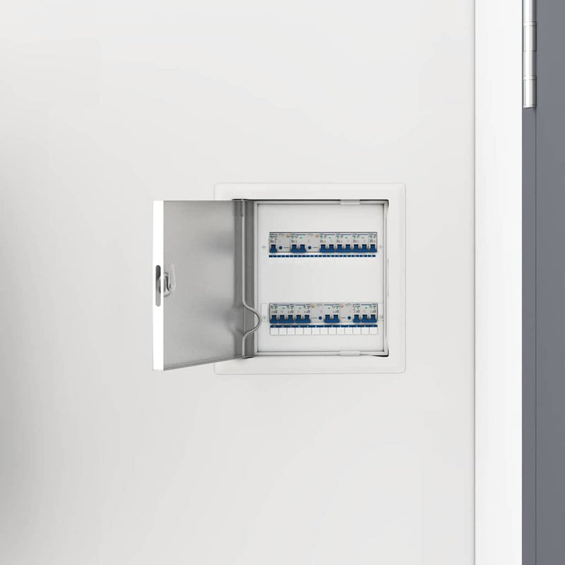 Pannello di accesso VidaXL 2 pezzi bianco 63 x 33 x 3 cm in acciaio