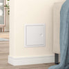 Pannello di accesso VidaXL 2 pezzi bianco 63 x 33 x 3 cm in acciaio