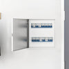 Pannello di accesso VidaXL bianco 63 x 33 x 3 cm in acciaio