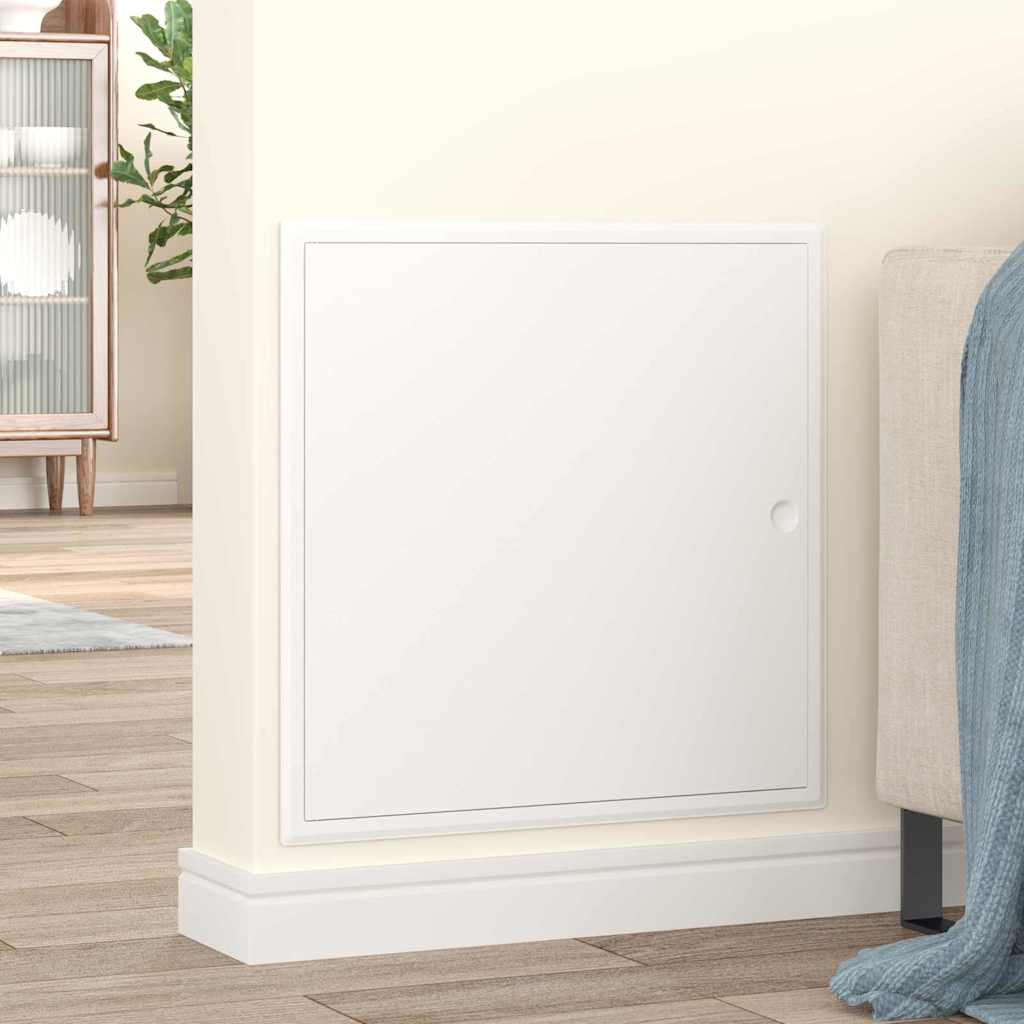 Panel de acceso VidaXL blanco 63 x 33 x 3 cm acero