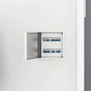 Panel de acceso VidaXL 2 piezas blanco 23 x 23 x 3 cm acero