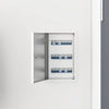 Pannello di accesso VidaXL bianco 33 x 23 x 3 cm in acciaio