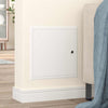 Pannello di accesso VidaXL bianco 33 x 33 x 3 cm in acciaio