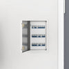 Vidaxl toegangs paneel wit 33 x 23 x 3 cm staal