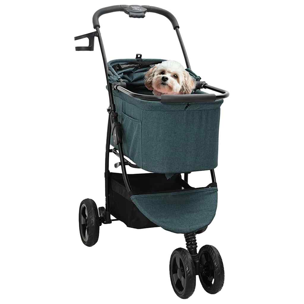 Vidaxx cochecito plegable para mascotas verde 78 x 54 x 101 cm poliéster