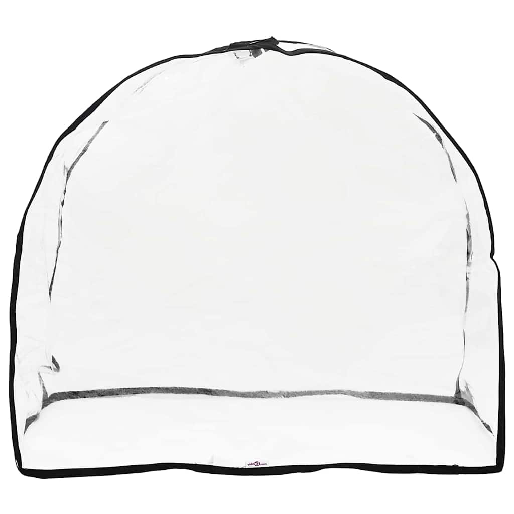 Vidaxxl funda para cochecito de mascotas con almacenamiento transparente 66 x 35 x 59 cm PVC