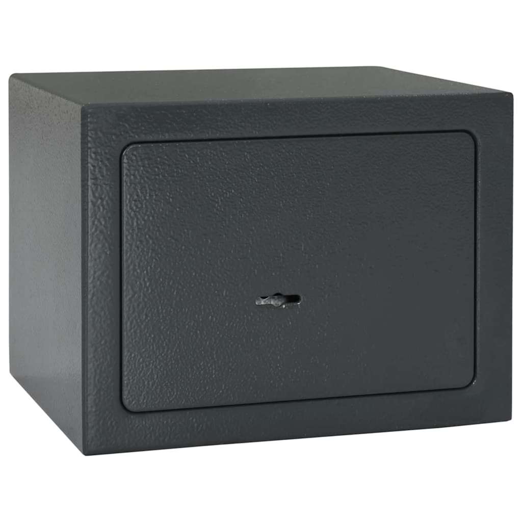 Cassetta di sicurezza Vidaxx con serratura grigio scuro 23 x 17 x 17 cm in acciaio
