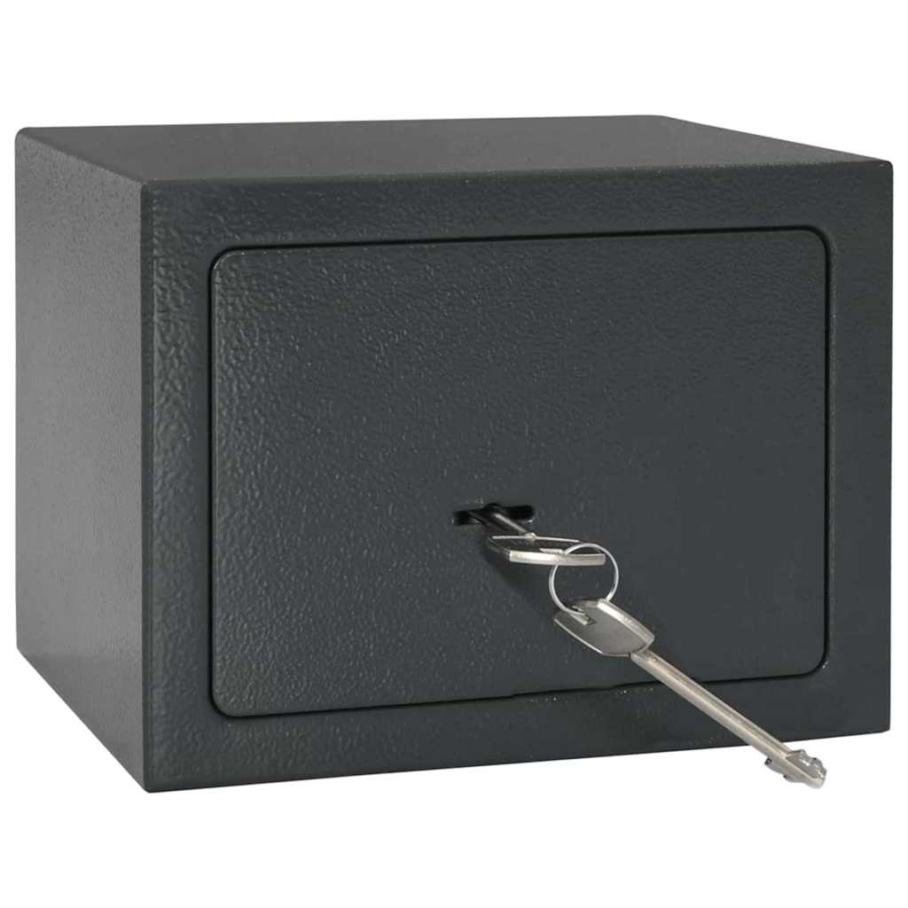 Cassetta di sicurezza Vidaxx con serratura grigio scuro 23 x 17 x 17 cm in acciaio
