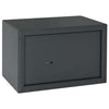 Vidaxl kluisdoos met slot donkergrijs 31 x 20 x 20 cm staal