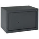 Vidaxl kluisdoos met slot donkergrijs 31 x 20 x 20 cm staal