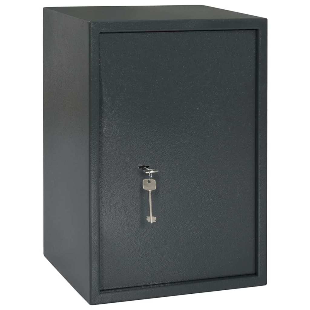Cassetta di sicurezza Vidaxx con serratura grigio scuro 35 x 31 x 50 cm in acciaio