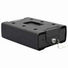 Vidaxl auto safe met slot zwart 22 x 16 x 7 cm staal