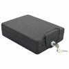 Vidaxl auto safe met slot zwart 22 x 16 x 7 cm staal