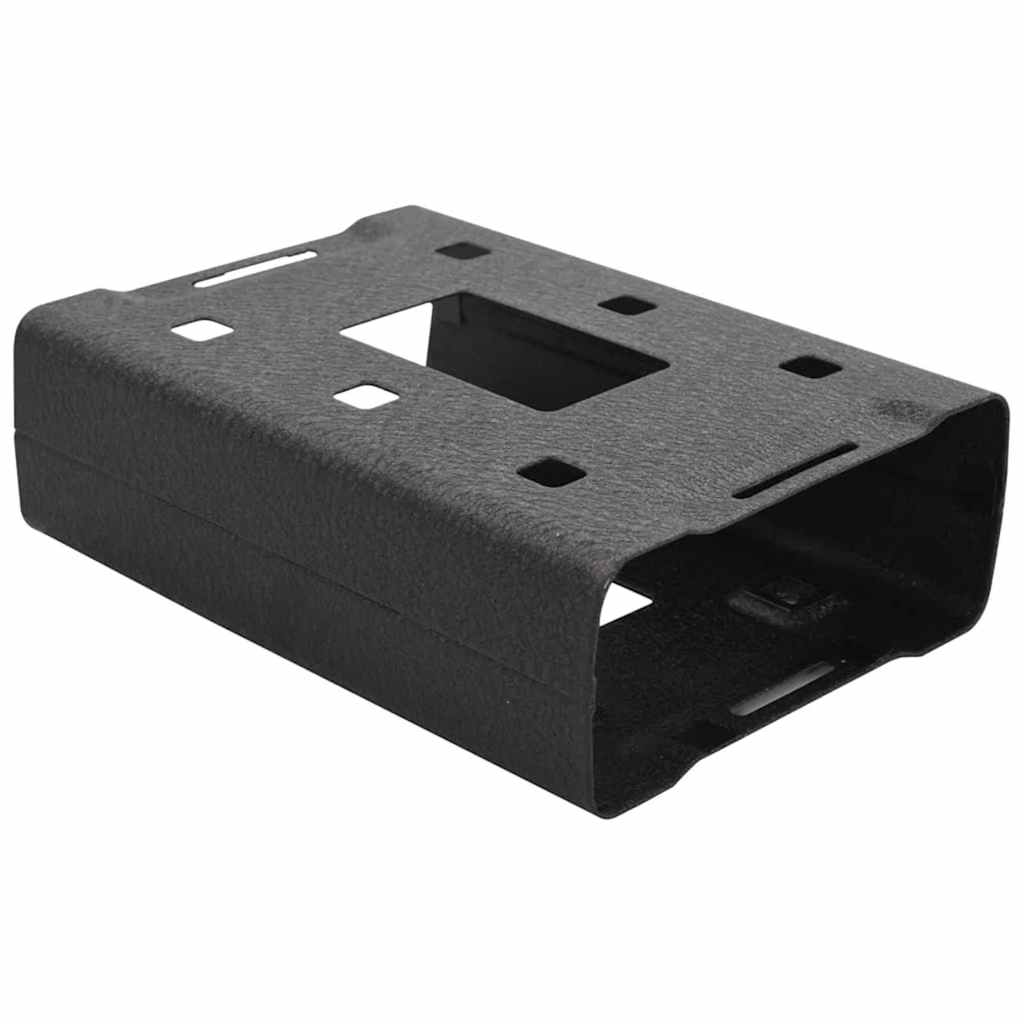 Vidaxl auto safe met slot zwart 22 x 16 x 7 cm staal