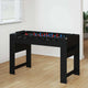 VidaXL futbolín roble negro 125 x 60,5 x 80 cm acabado madera