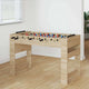 Vidaxl futbolín roble sonoma 125 x 60,5 x 80 cm acabado madera