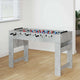 Vidaxx futbolín hormigón gris 125 x 60,5 x 80 cm acabado madera