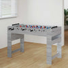 Futbolín vidaxl gris sonoma 125 x 60,5 x 80 cm acabado madera