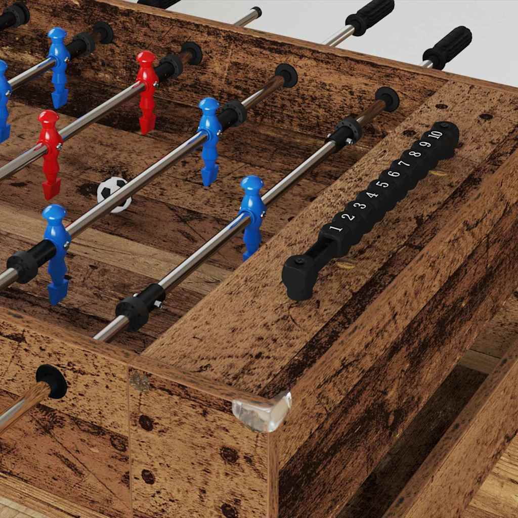 Futbolín de madera vieja Vidaxx 125 x 60,5 x 80 cm madera procesada