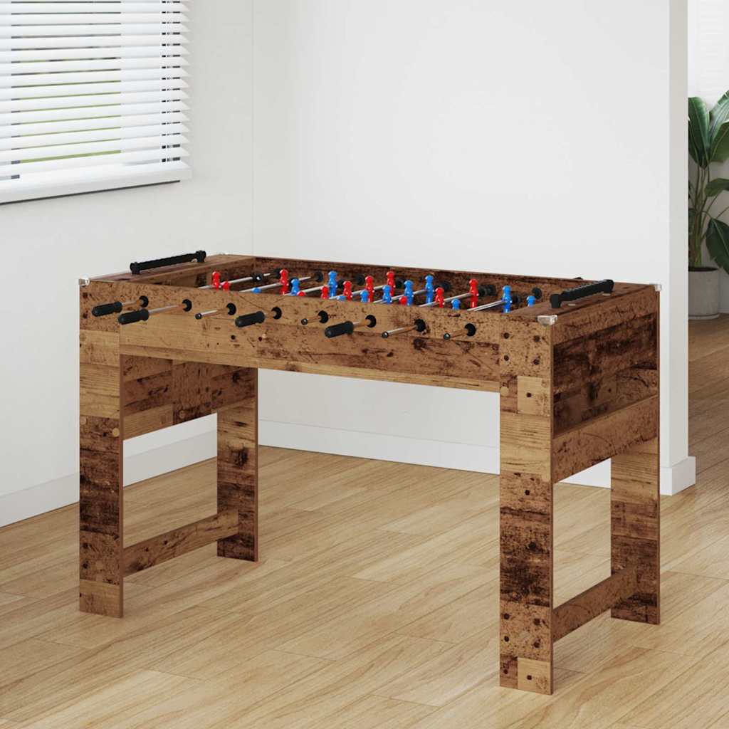 Futbolín de madera vieja Vidaxx 125 x 60,5 x 80 cm madera procesada