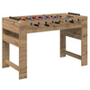 Calciobalilla artigianale Vidaxx in rovere 125 x 60,5 x 80 cm rifinito in legno