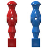 Vidaxl voetbaltafel spelers 22 pcs blauw en rood 2,4 x 2,1 x 9,7 cm pp