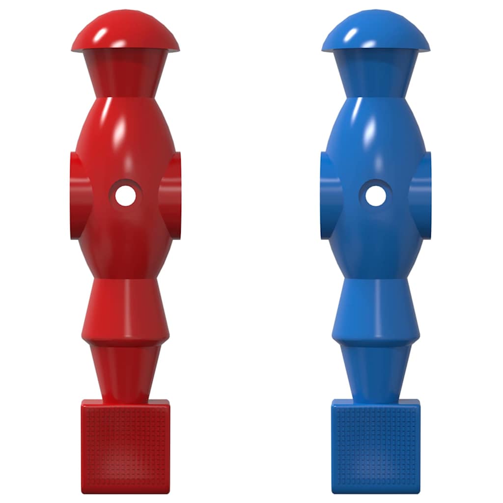 Vidaxl calciobalilla giocatori 22 pz blu e rosso 2,4 x 2,1 x 9,7 cm pp