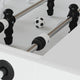 Paracolpi calciobalilla Vidaxl 3 x 3 x 2 cm asta 16 pz plastica nera