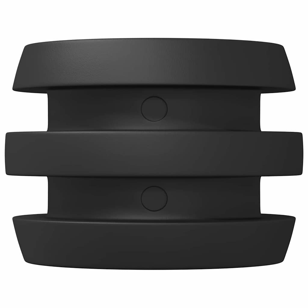 Paracolpi calciobalilla Vidaxl 3 x 3 x 2 cm asta 16 pz plastica nera