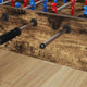 Vidaxl voetbaltafel eindkappen 10 pcs zwart 1,5 x 1,5 x 1 cm kunststof