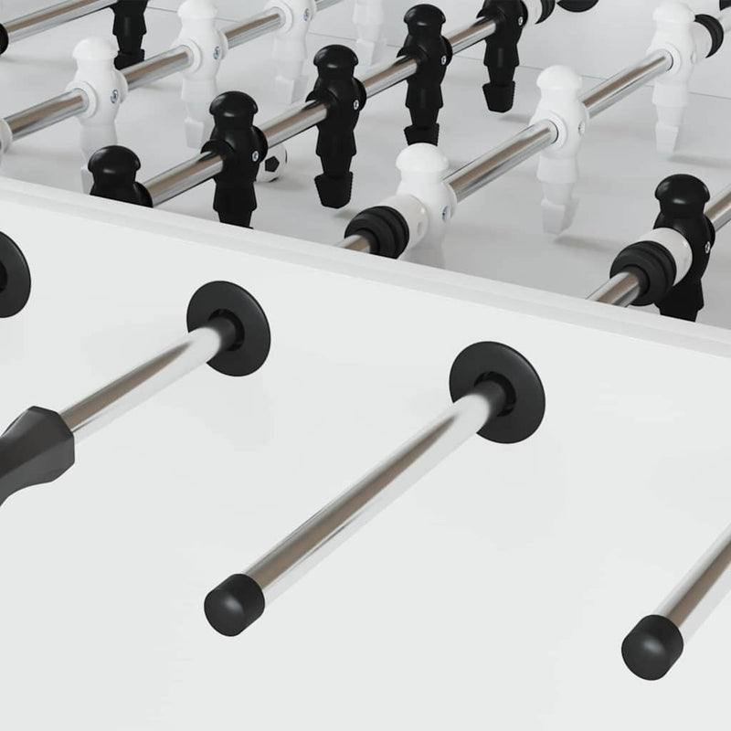Vidaxl voetbal tafel lagertjes 10 pcs zwart 3 x 3 x 2,1 cm kunststof