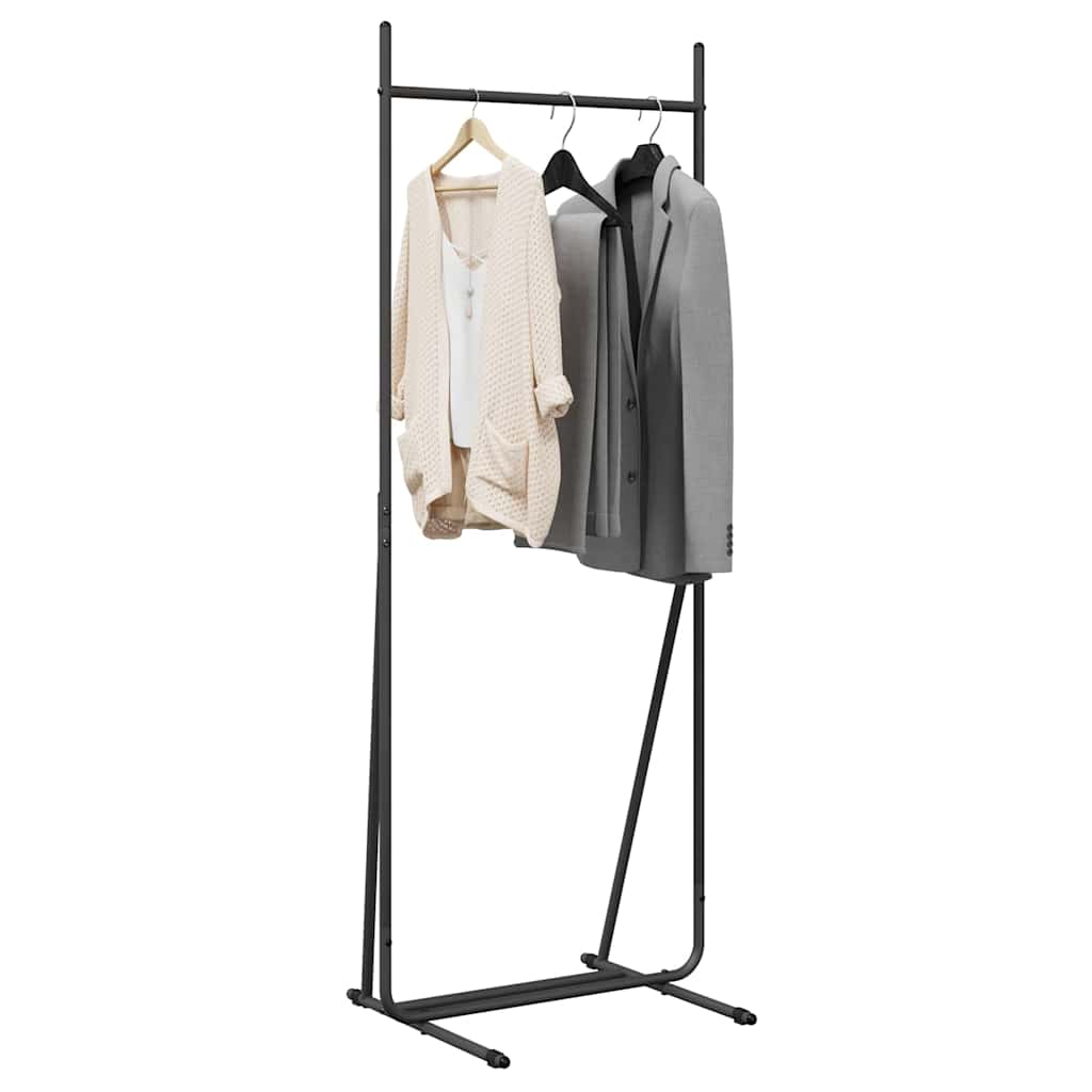 Vidaxx perchero negro 62 x 48 x 158 cm acero