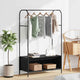 Vidaxx perchero con almacenamiento negro 100 x 44 x 160 cm madera artesanal