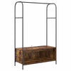 Vidaxl kledingrek bruin eiken 100 x 44 x 160 cm bewerkt hout