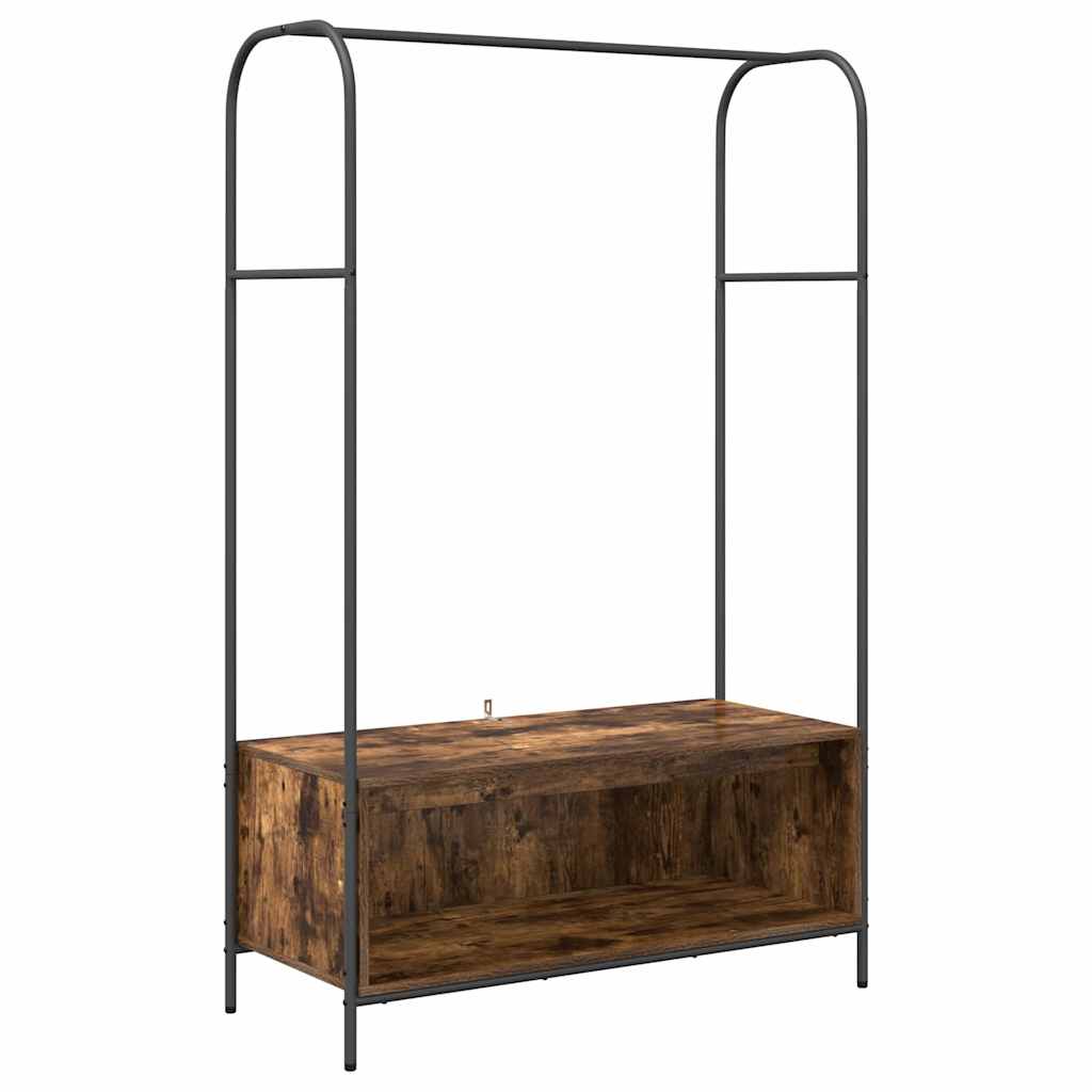Vidaxx perchero roble marrón 100 x 44 x 160 cm madera acabada