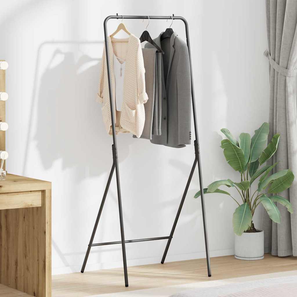 Vidaxx perchero negro 60 x 53 x 155 cm acero