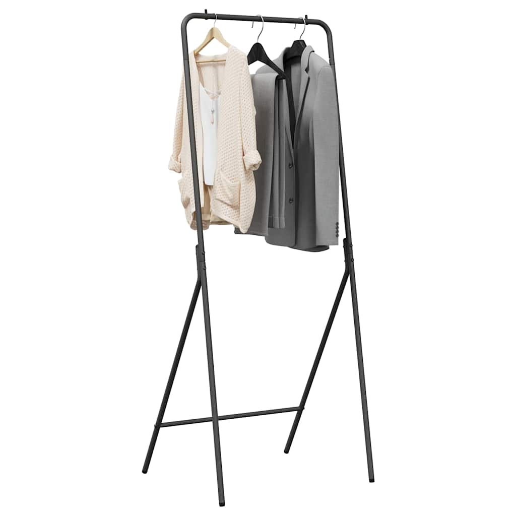 Vidaxx perchero negro 60 x 53 x 155 cm acero