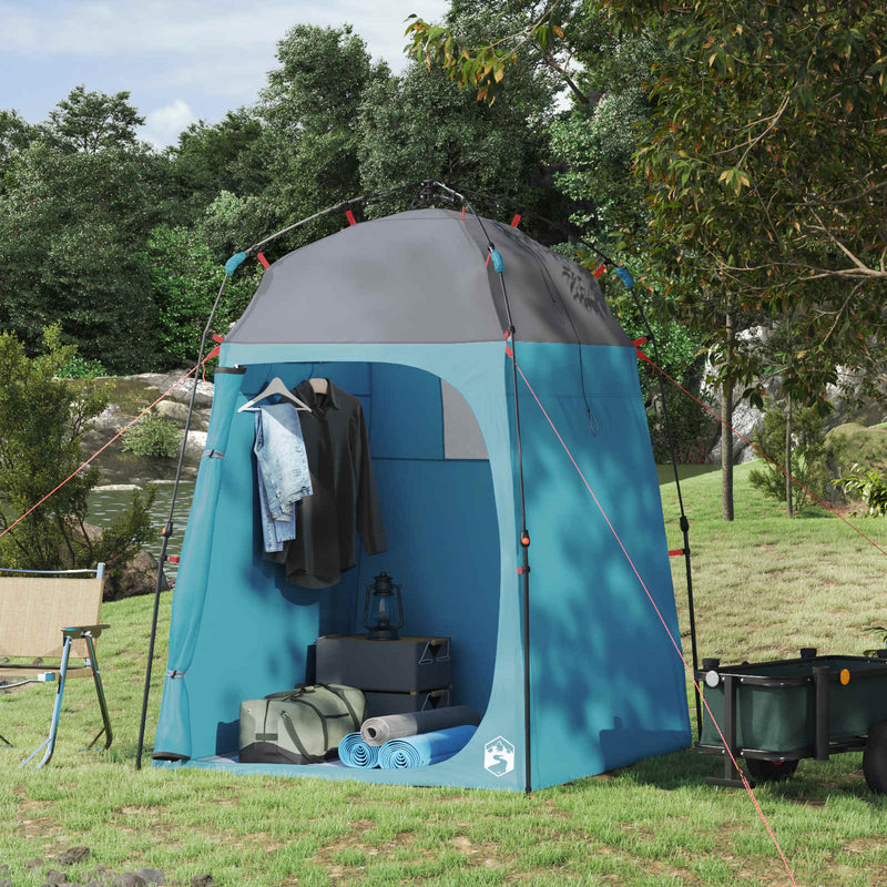Tenda istantanea VidaXL per 2 persone a sgancio rapido blu 160 x 160 x 227 cm