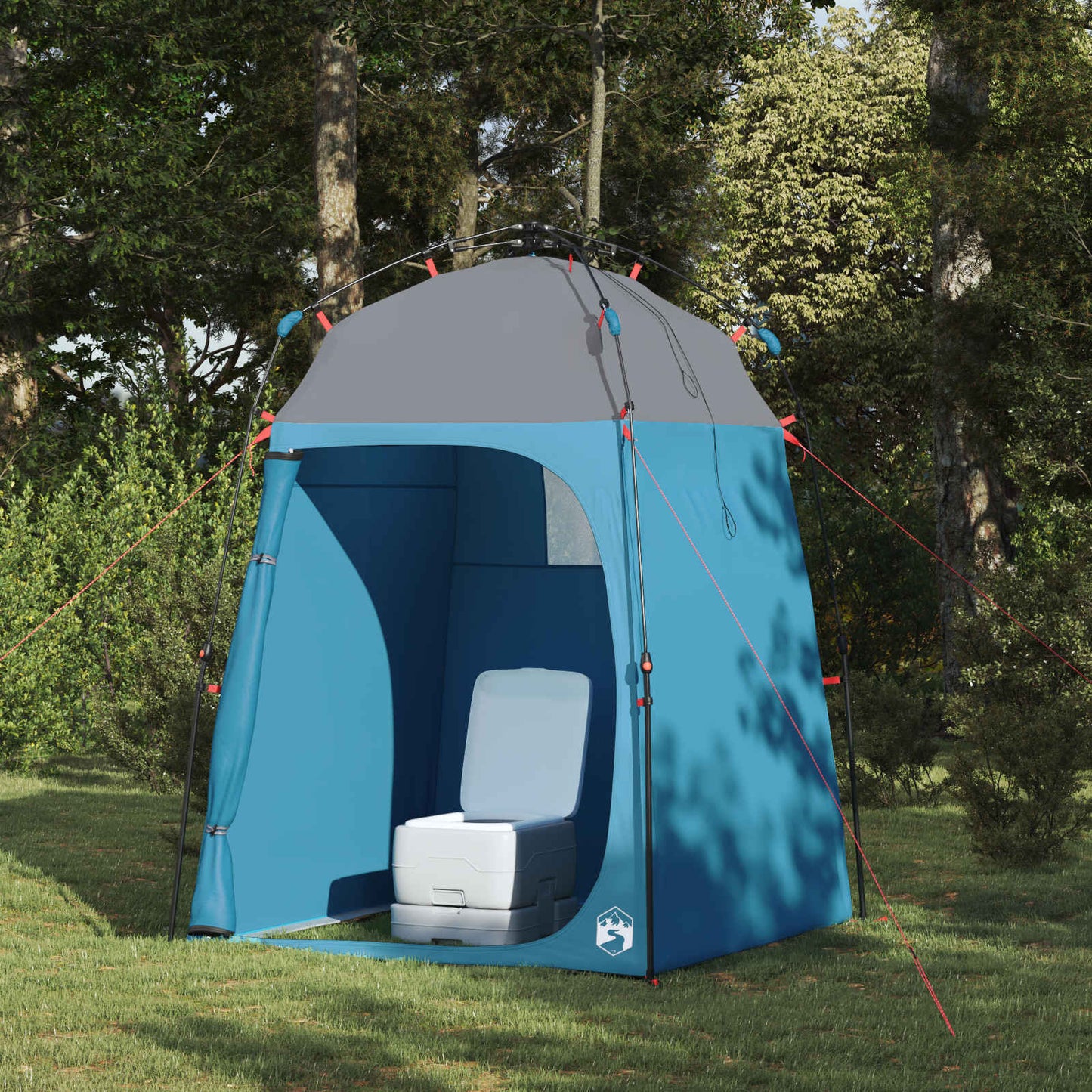 Vidaxl instant tent 2-person quick-release blauw 160 x 160 x 227 cm