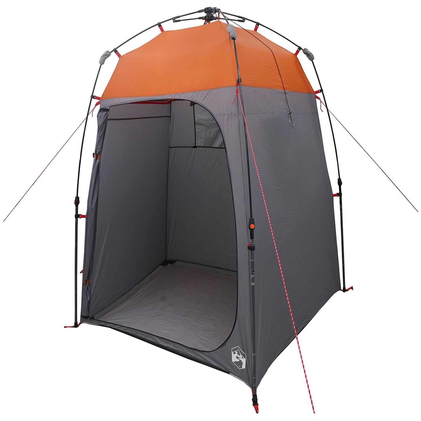 Vidaxl instant tent 2-person quick-release met dak grijs en oranje
