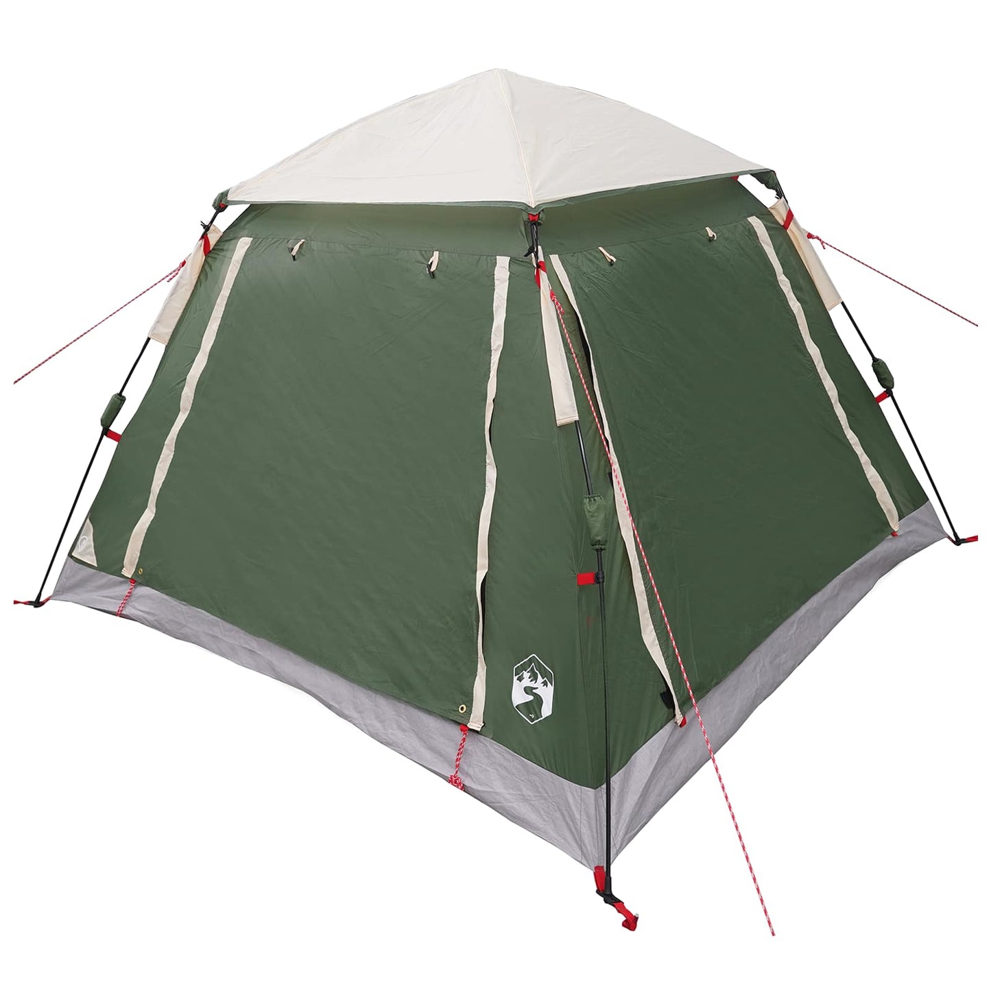 Tenda istantanea VidaXL con telo antipioggia per 3 persone con sgancio rapido