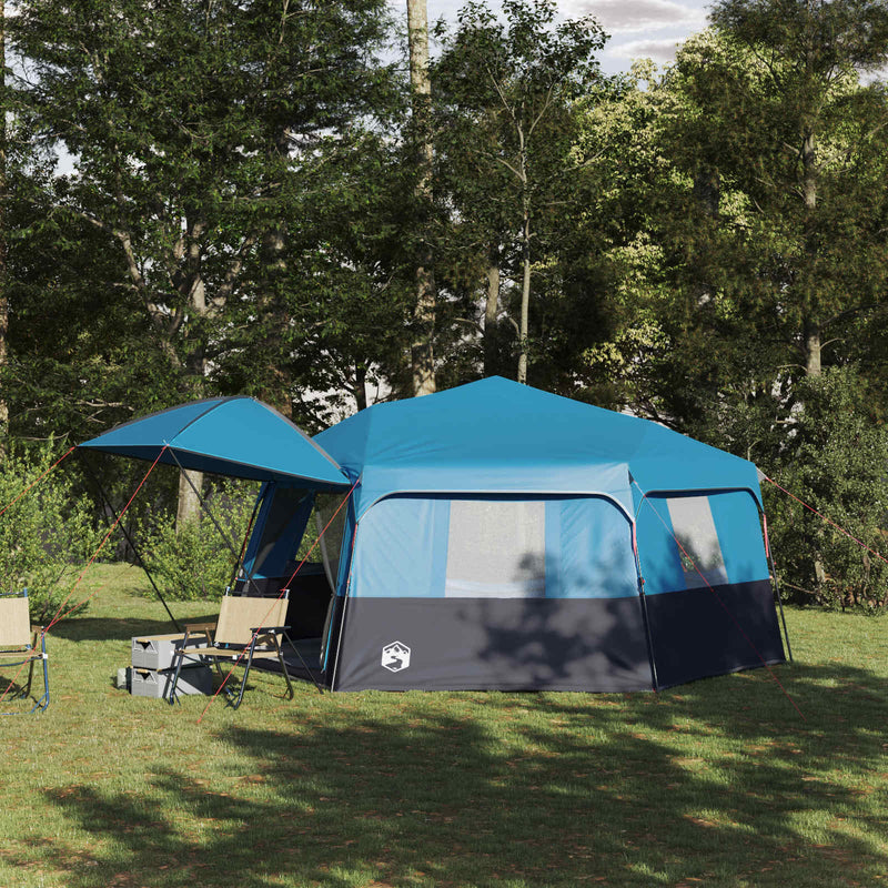 Tenda istantanea VidaXL con copertura antipioggia per 12 persone con sgancio rapido