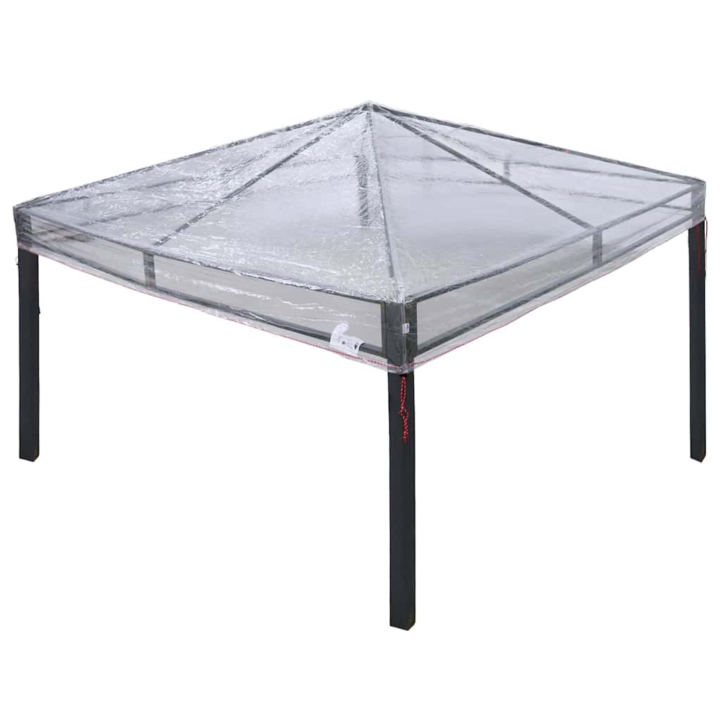 Copertura per gazebo VidaXL di ricambio trasparente 300 x 300 x 26 cm in PVC